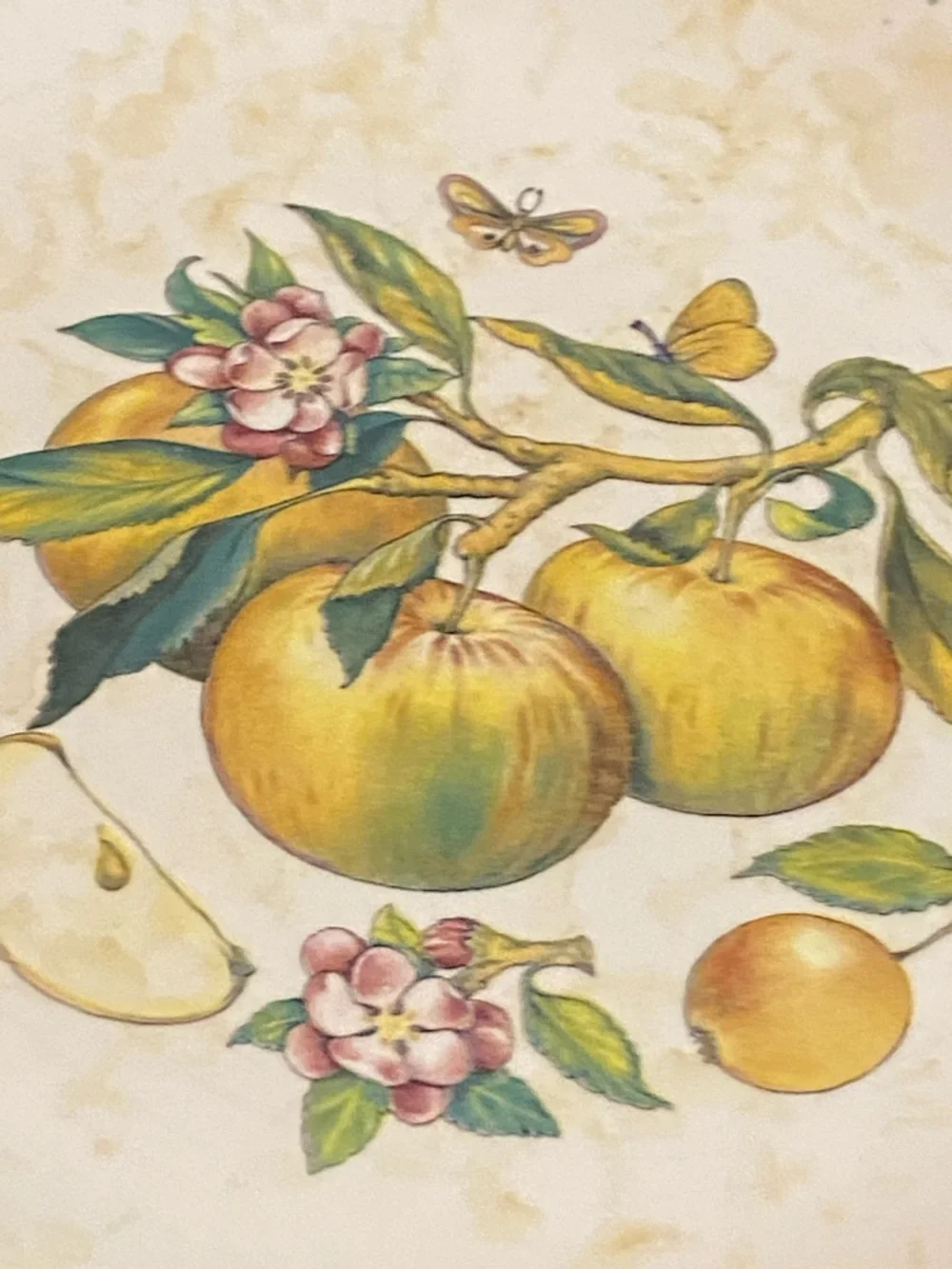 Decorative Yellow Fruit Ceramic Serving Plate